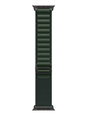 49mm Dark Green Alpine Loop - Medium -  Black Titanium for Apple Watch
